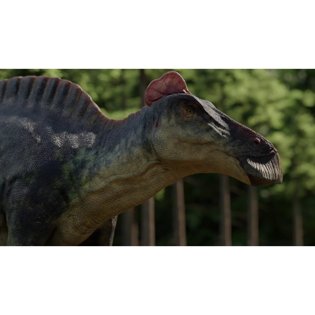 Edmontosaurus 3D Model – Low Poly Rigged Dinosaur with PBR Textures - View 10