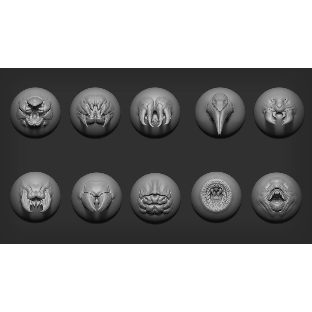 Insectoid Creature 3D Model – Mega Pack for Zbrush and Blender - View 8