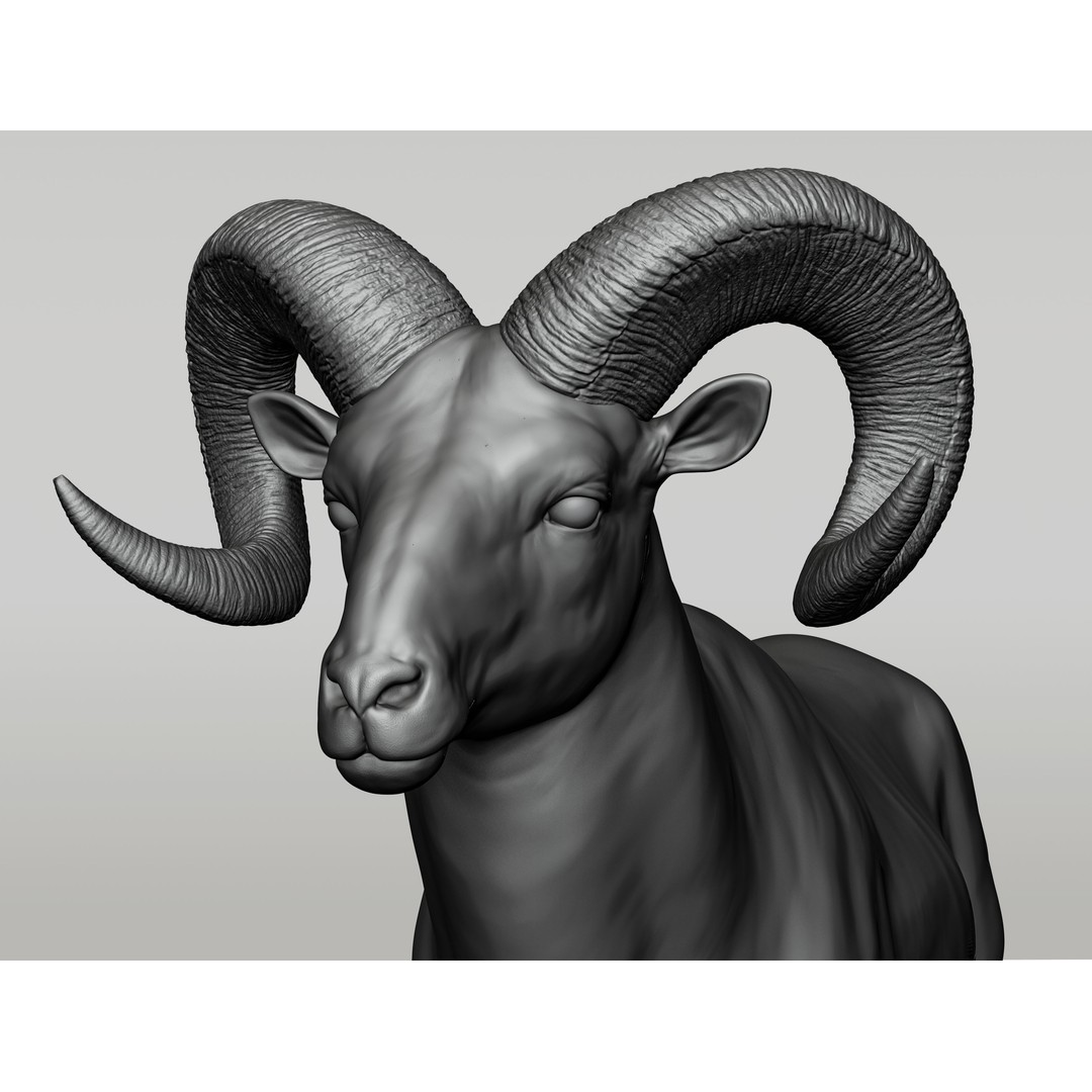 Wild Animal Collection 3D Model – Realistic Sculpted Animals, OBJ & ZTL - View 10