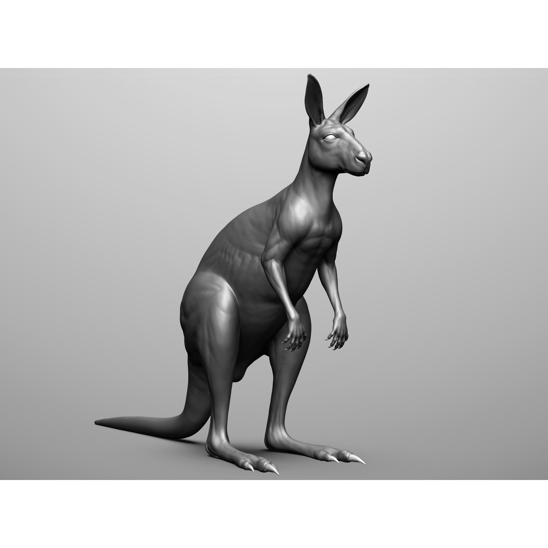 Wild Animal Collection 3D Model – Realistic Sculpted Animals, OBJ & ZTL - View 21