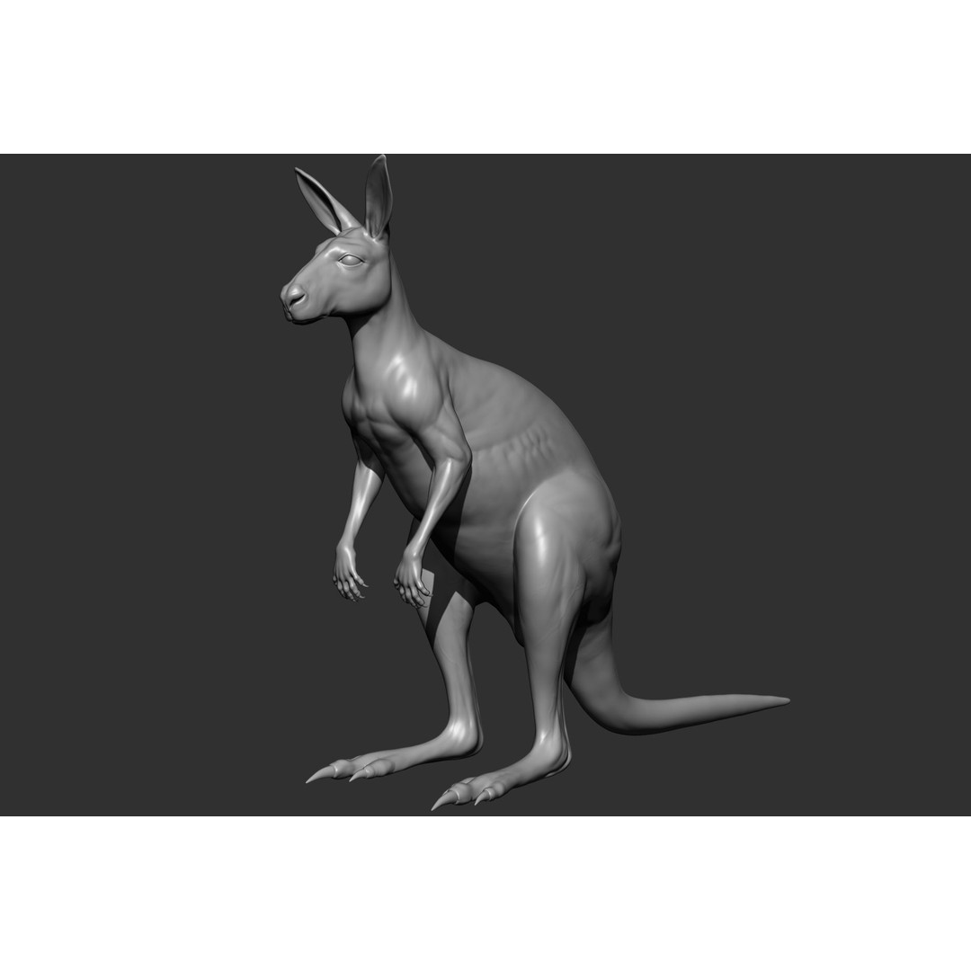Wild Animal Collection 3D Model – Realistic Sculpted Animals, OBJ & ZTL - View 24