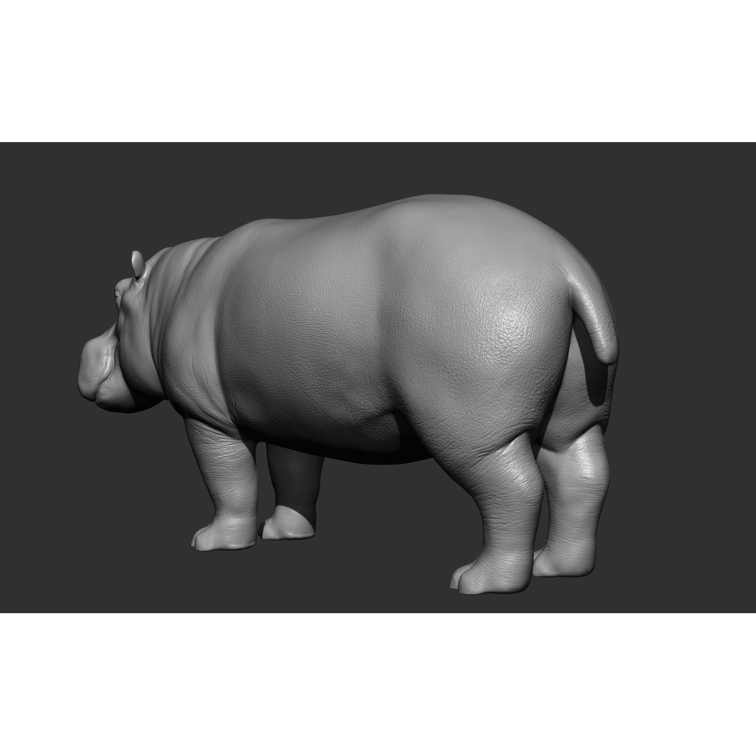 Wild Animal Collection 3D Model – Realistic Sculpted Animals, OBJ & ZTL - View 35