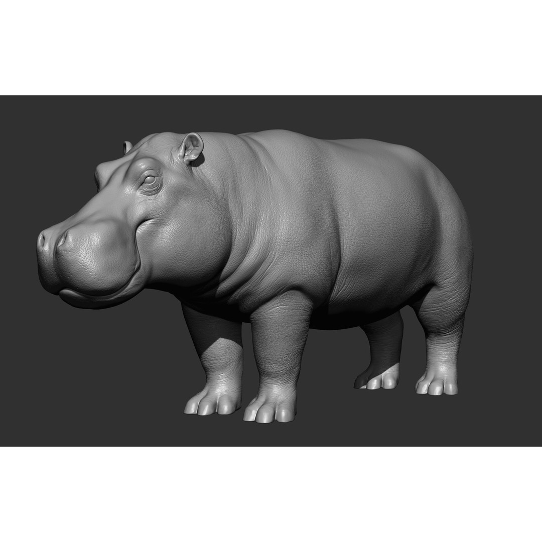 Wild Animal Collection 3D Model – Realistic Sculpted Animals, OBJ & ZTL - View 37