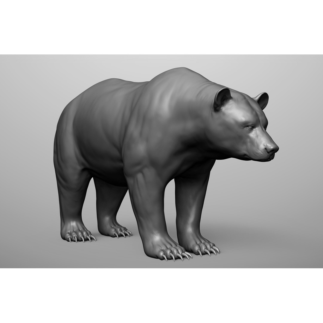 Wild Animal Collection 3D Model – Realistic Sculpted Animals, OBJ & ZTL - View 63