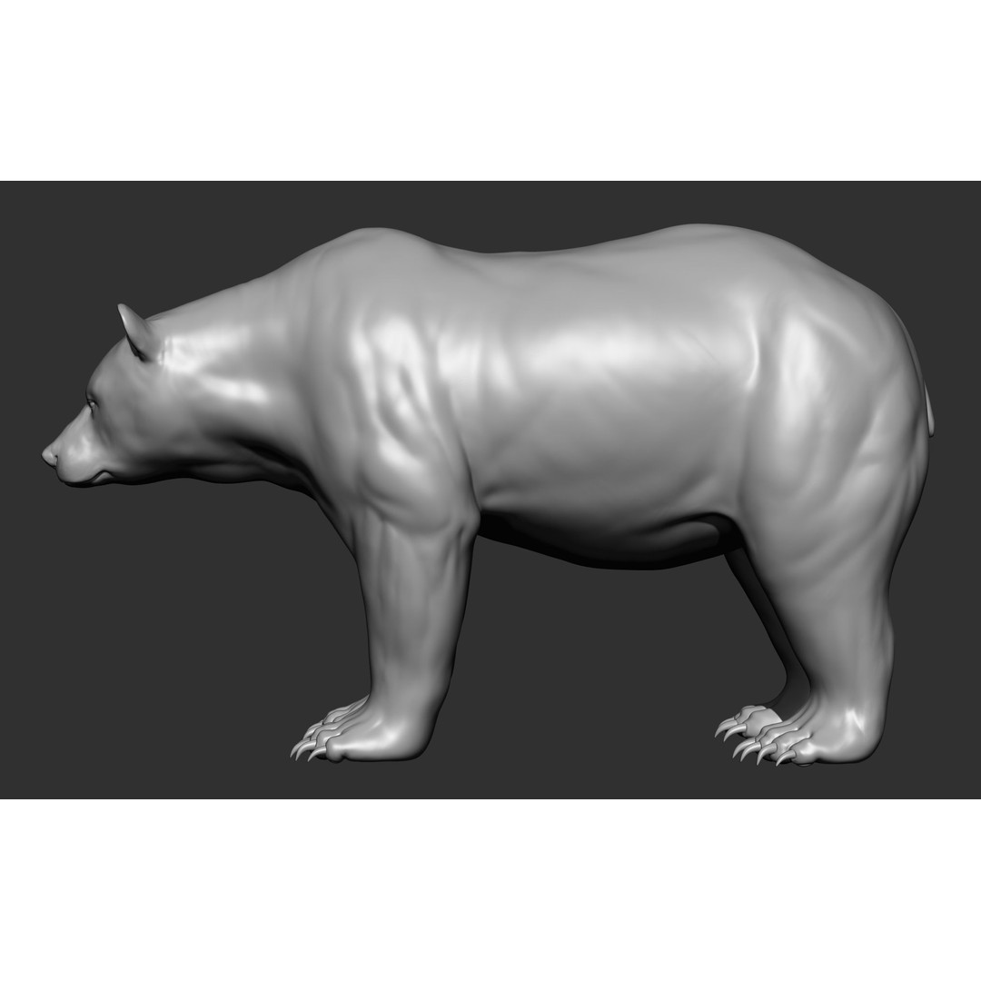 Wild Animal Collection 3D Model – Realistic Sculpted Animals, OBJ & ZTL - View 67
