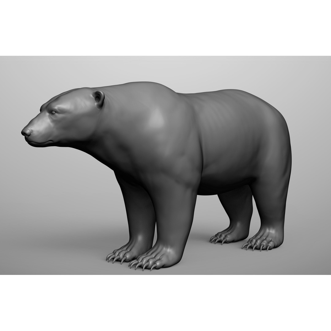Wild Animal Collection 3D Model – Realistic Sculpted Animals, OBJ & ZTL - View 72