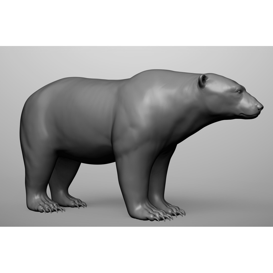 Wild Animal Collection 3D Model – Realistic Sculpted Animals, OBJ & ZTL - View 74