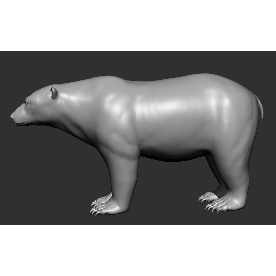 Wild Animal Collection 3D Model – Realistic Sculpted Animals, OBJ & ZTL - View 77