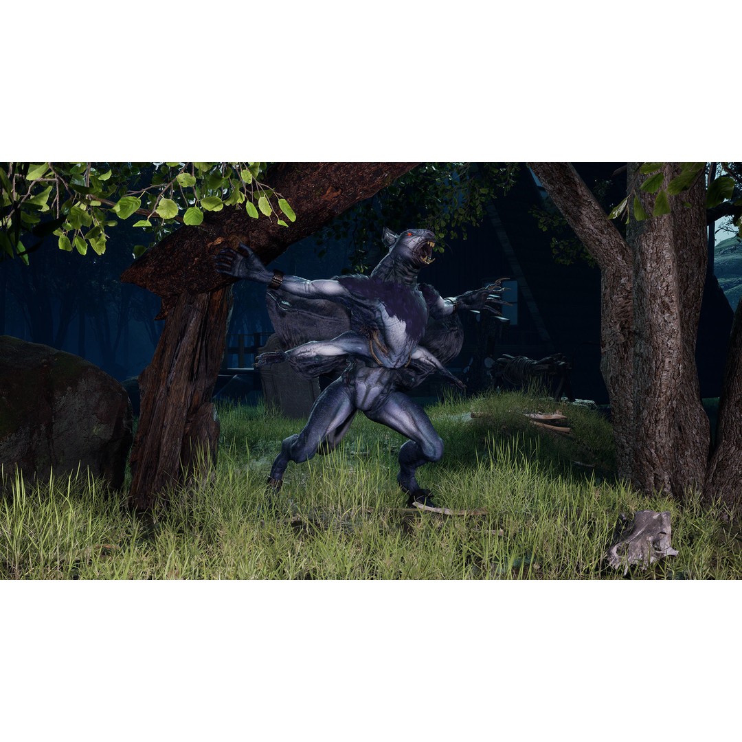Mutant Squirrel 3D Model – Low Poly Fantasy Character with Animations - View 3
