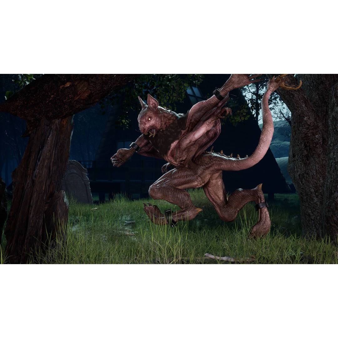 Mutant Squirrel 3D Model – Low Poly Fantasy Character with Animations - View 4
