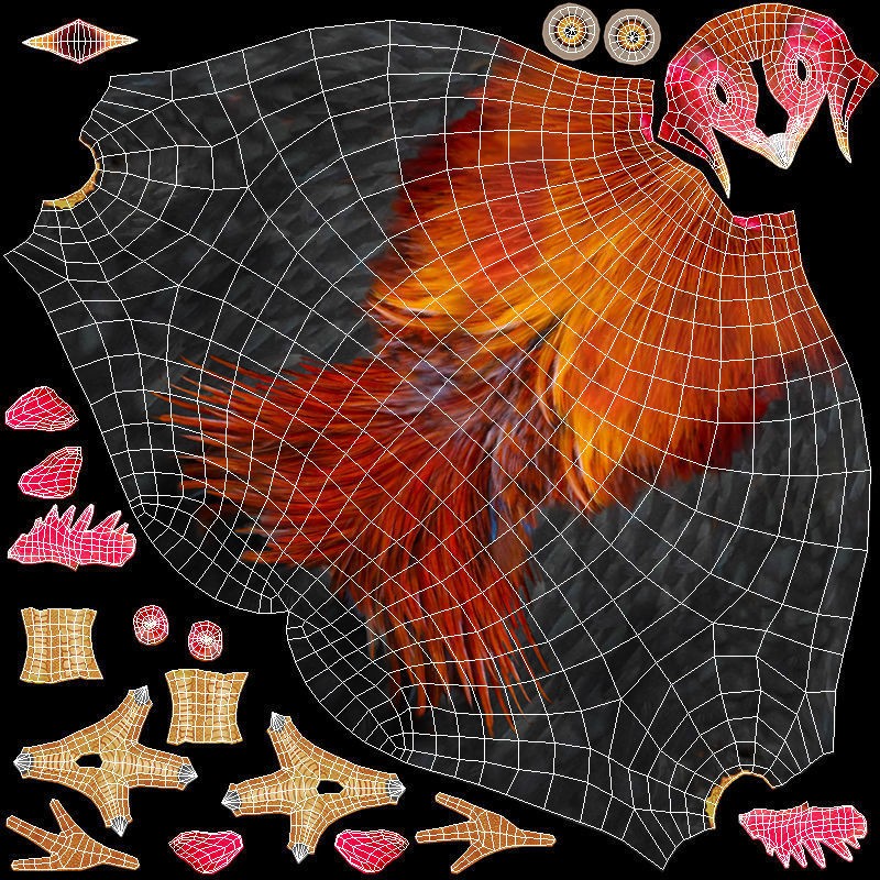 Rooster - Low-Poly Game-Ready 3D Model