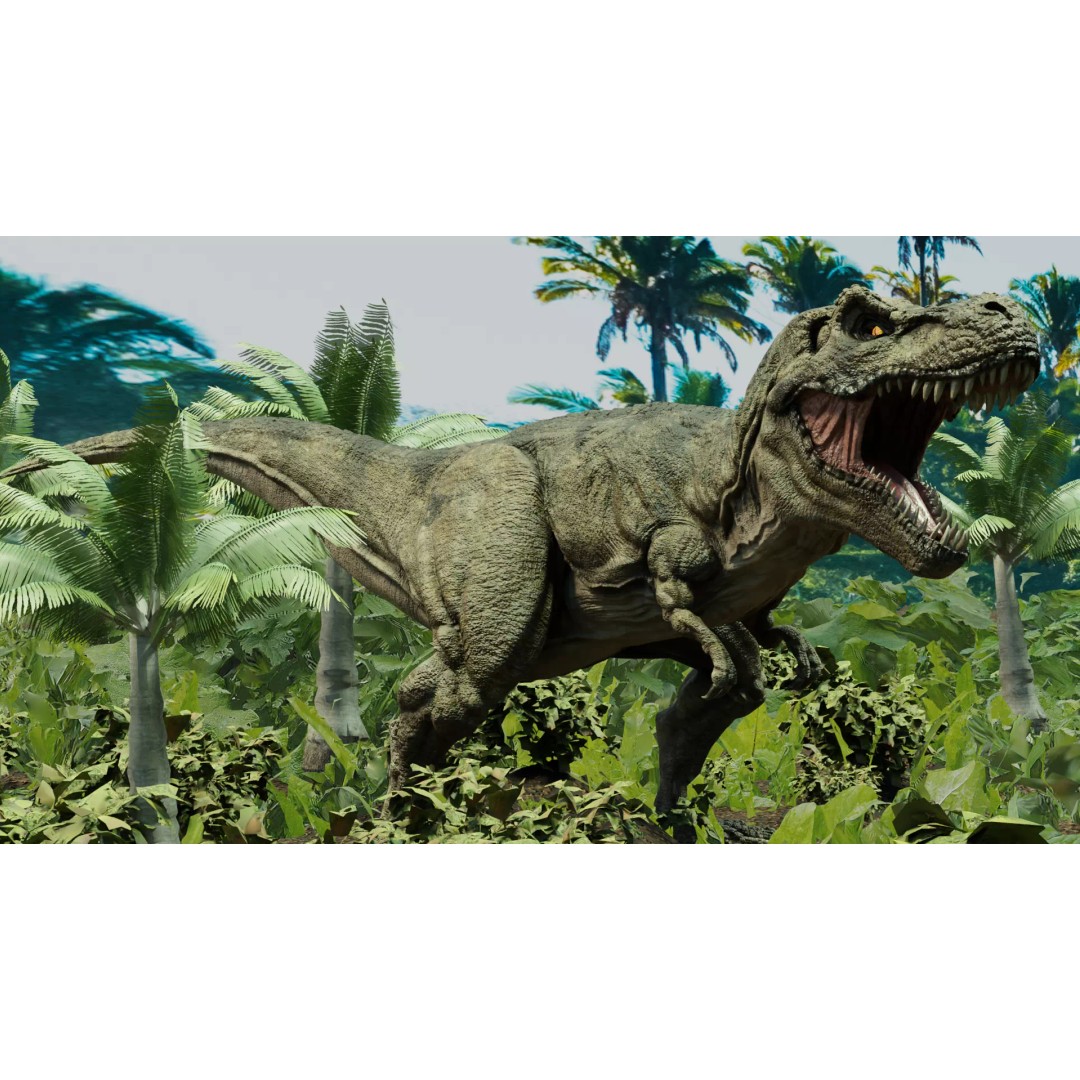 Tyrannosaurus Rex 3D Model – Low Poly Animated Rigged Asset, FBX - View 2