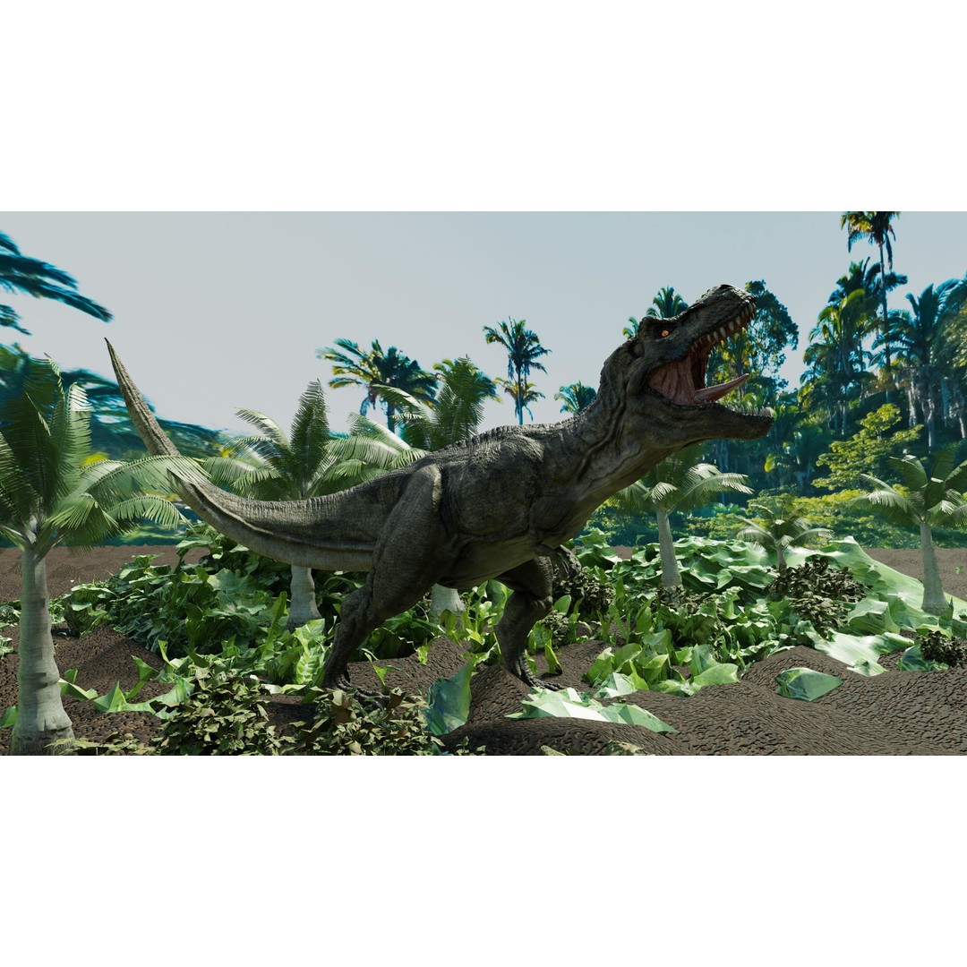 Tyrannosaurus Rex 3D Model – Low Poly Animated Rigged Asset, FBX - View 6