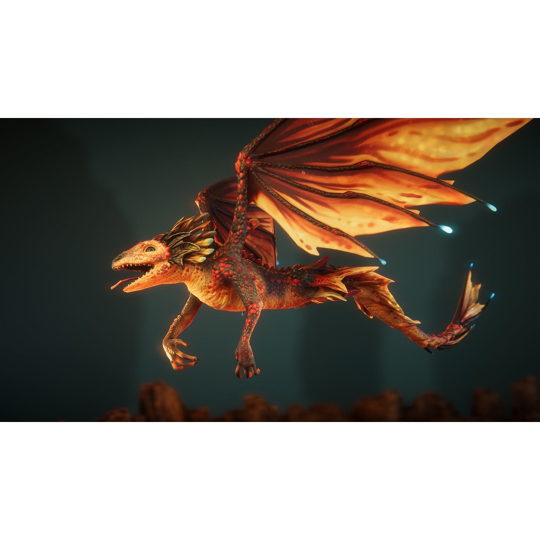 Wyrms 3D Model – Low Poly Game Ready Creature with Animations
