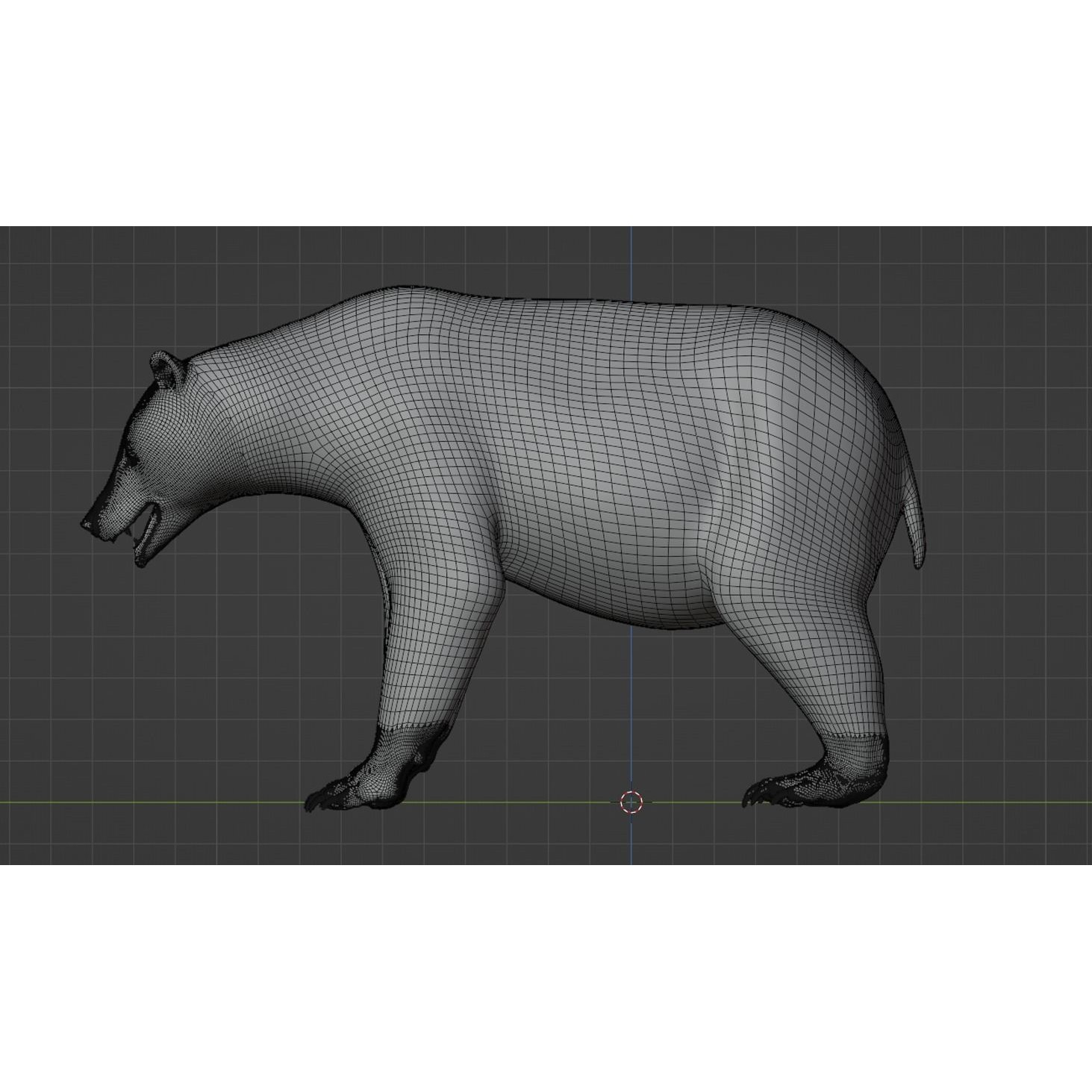 Marsican Bear - Rigged Animated 3D Model - View 10