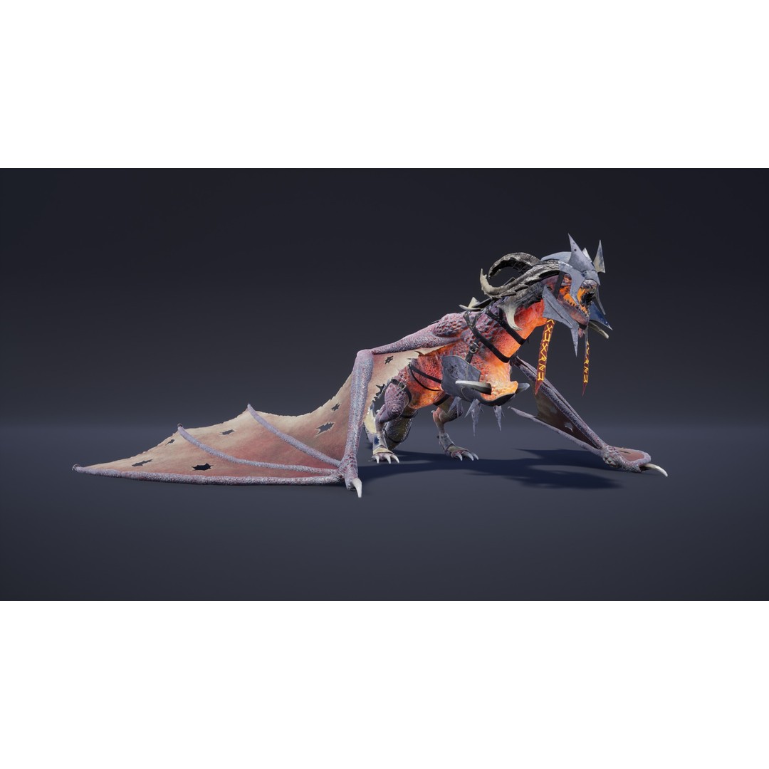 Fantasy Animals Pack 3D Model – Low Poly Game Asset with Animations, FBX