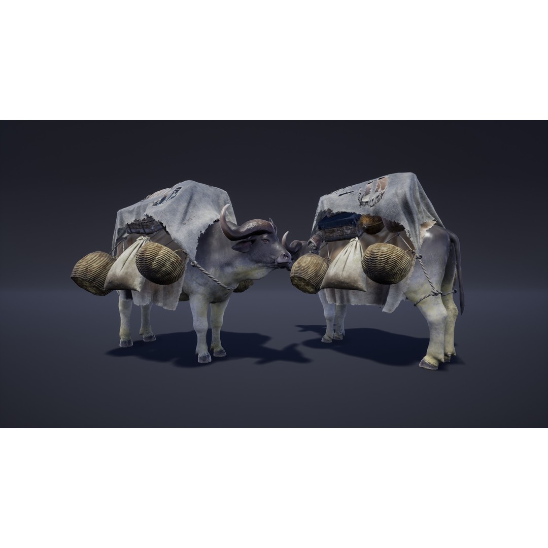 Fantasy Animals Pack 3D Model – Low Poly Game Asset with Animations, FBX - View 14