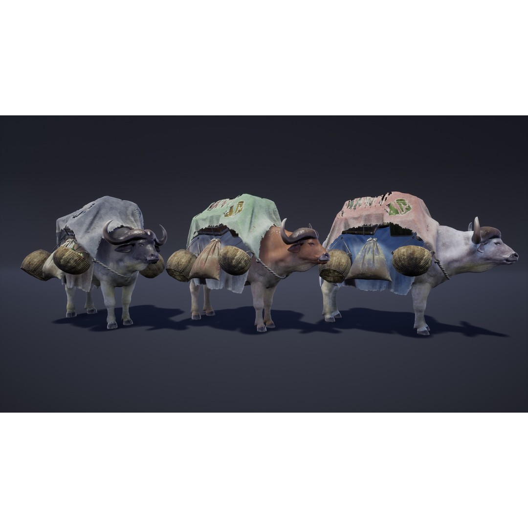 Fantasy Animals Pack 3D Model – Low Poly Game Asset with Animations, FBX - View 15
