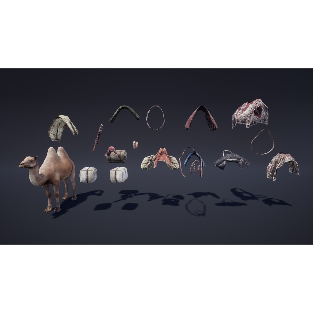Fantasy Animals Pack 3D Model – Low Poly Game Asset with Animations, FBX - View 18