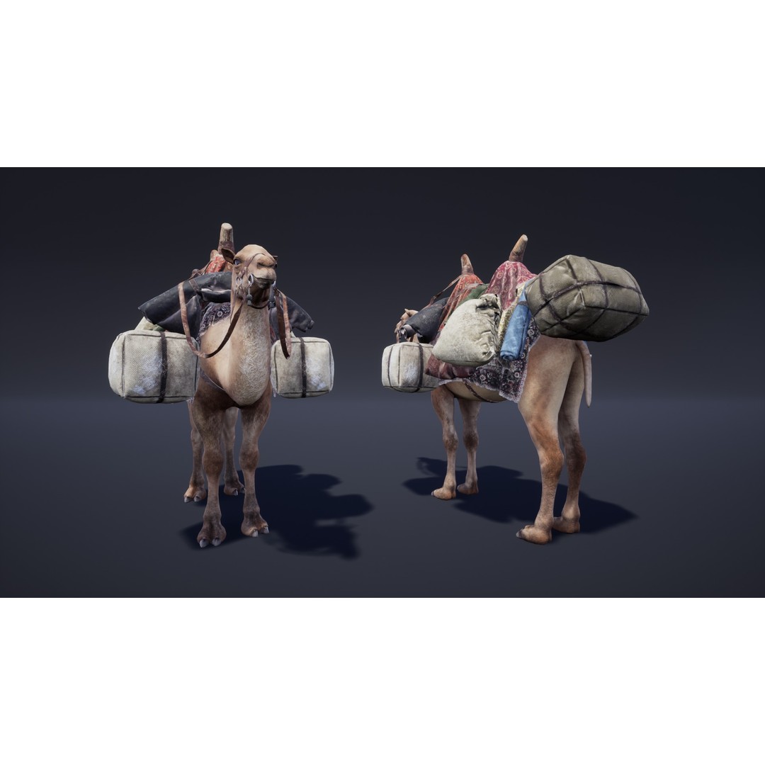 Fantasy Animals Pack 3D Model – Low Poly Game Asset with Animations, FBX - View 19