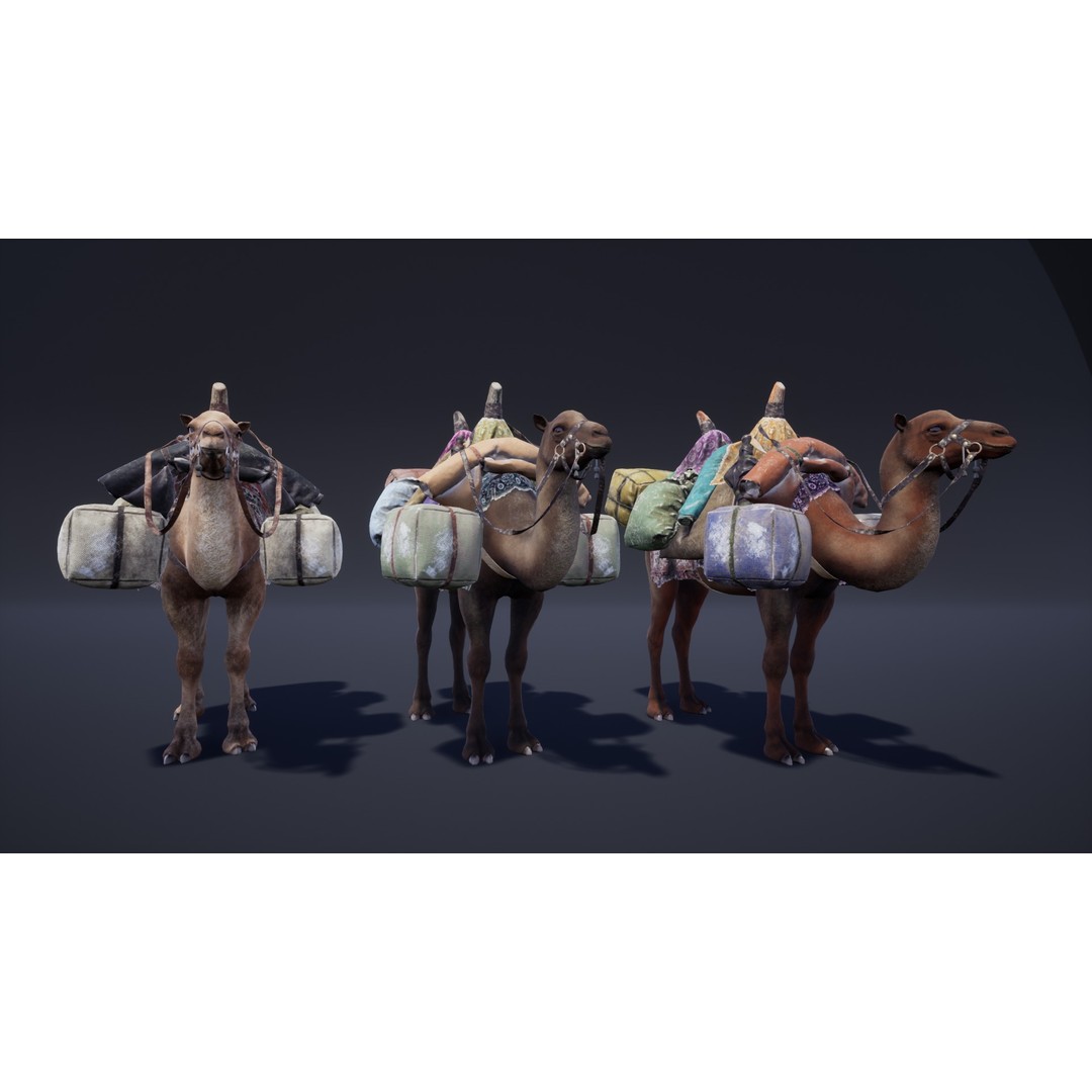 Fantasy Animals Pack 3D Model – Low Poly Game Asset with Animations, FBX - View 20