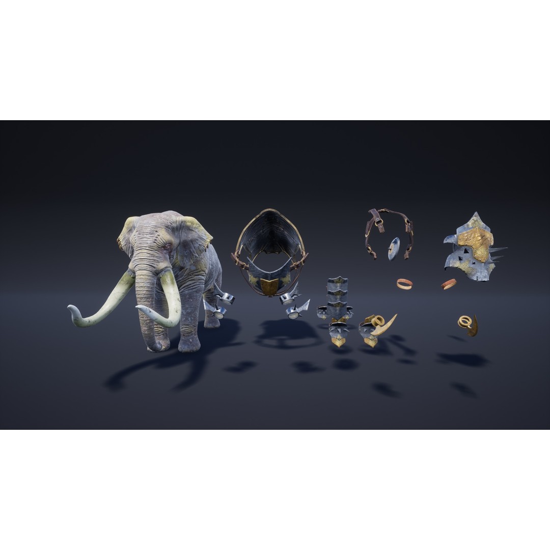 Fantasy Animals Pack 3D Model – Low Poly Game Asset with Animations, FBX - View 5
