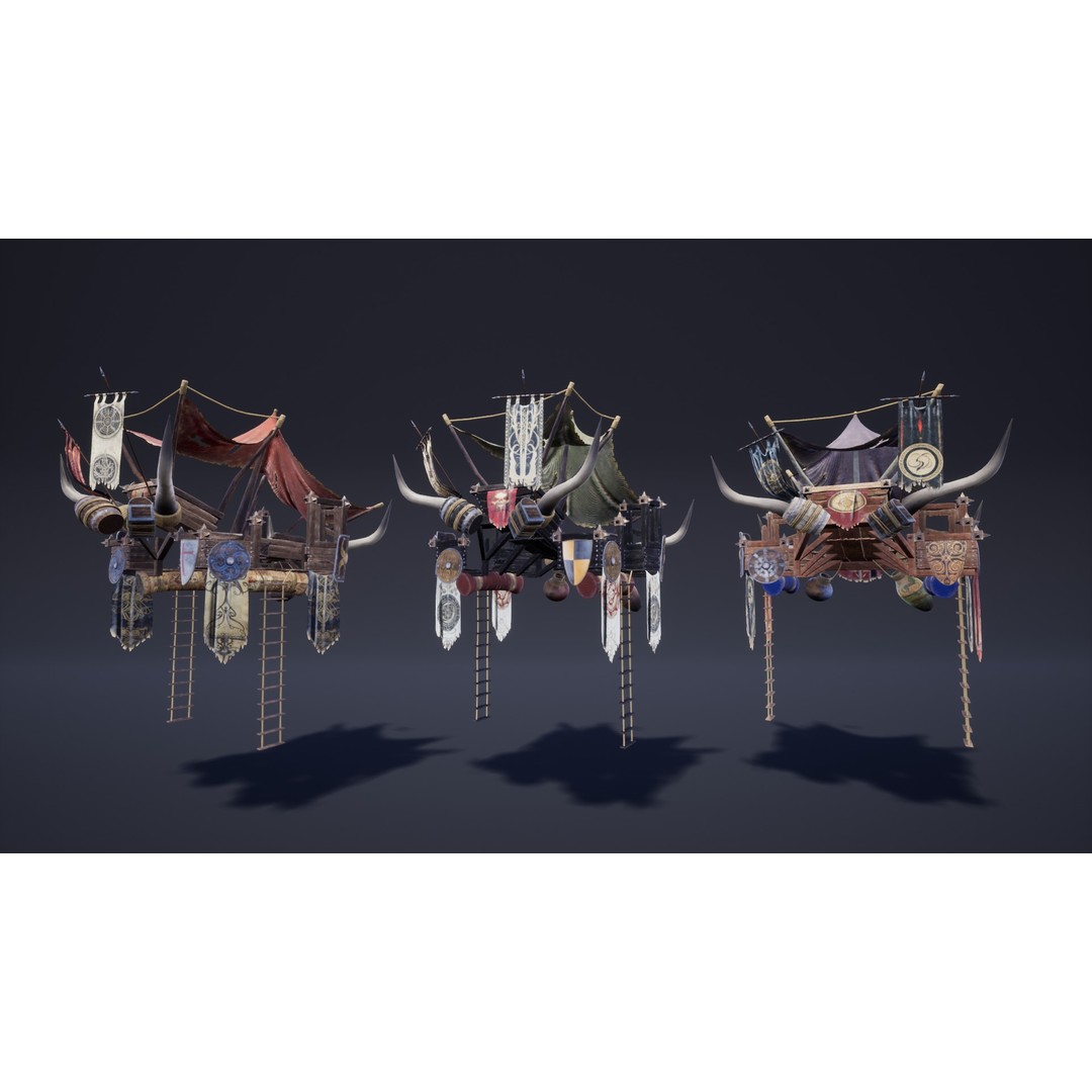 Fantasy Animals Pack 3D Model – Low Poly Game Asset with Animations, FBX - View 6
