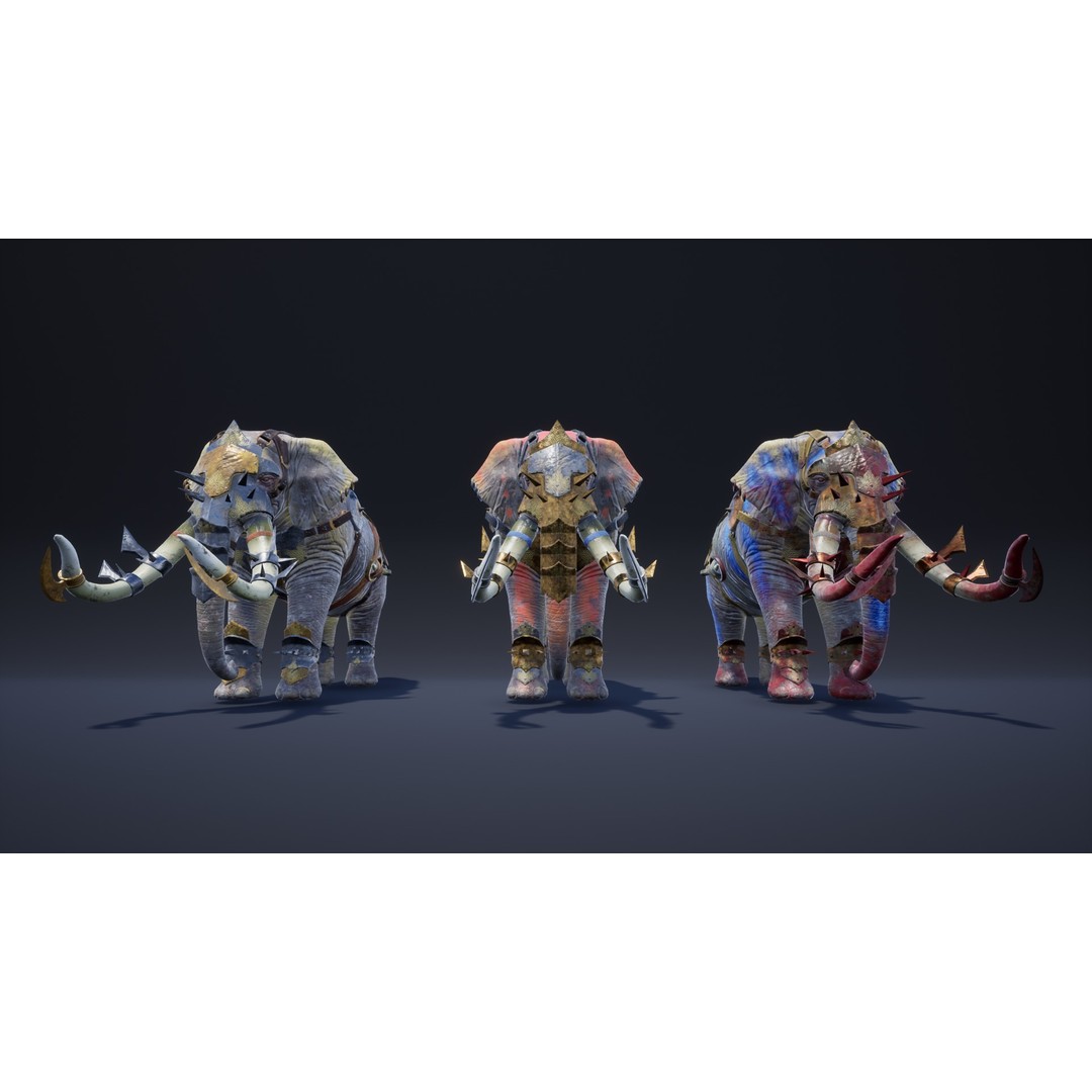 Fantasy Animals Pack 3D Model – Low Poly Game Asset with Animations, FBX - View 9