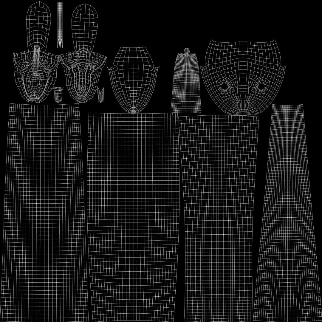 Python 3D Model – Low Poly Collection with Rigged Poses, FBX - View 15