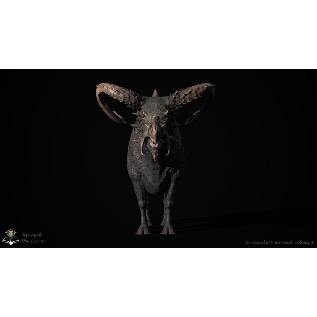 Fantasy Bull 3D Model – Low Poly Game-Ready Character, FBX & Unity - View 12