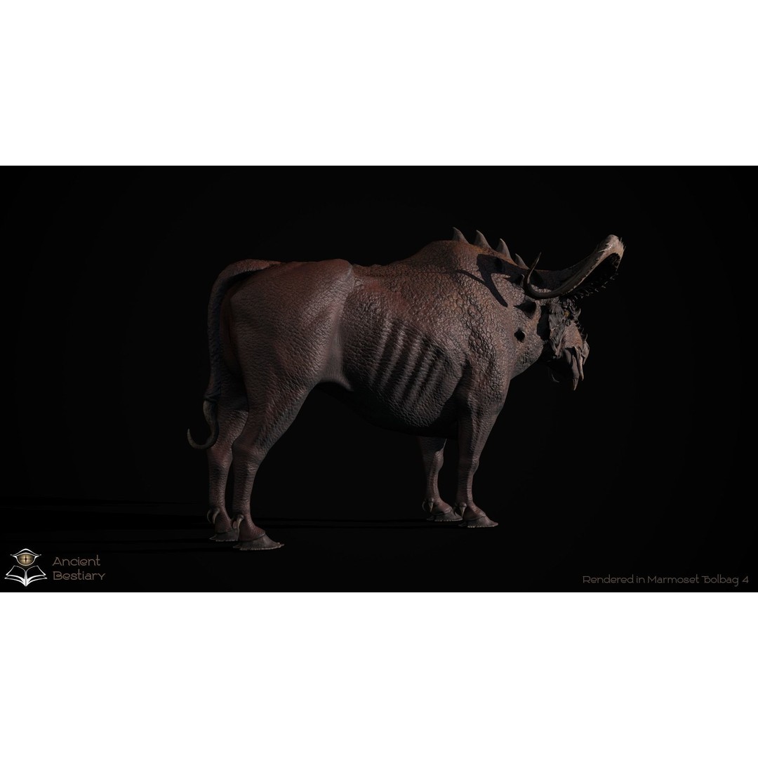 Fantasy Bull 3D Model – Low Poly Game-Ready Character, FBX & Unity - View 16
