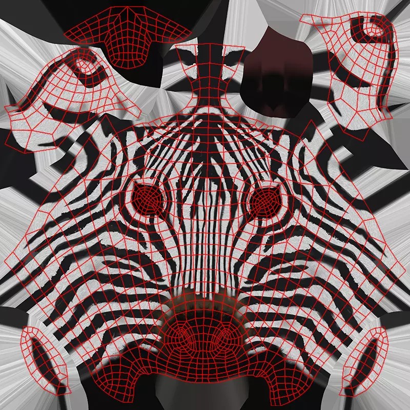 Zebra 3D Model – Rigged Animated Character with PBR Textures - View 11