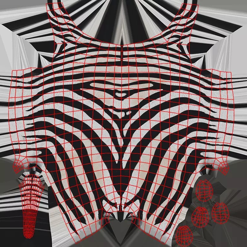 Zebra 3D Model – Rigged Animated Character with PBR Textures - View 12
