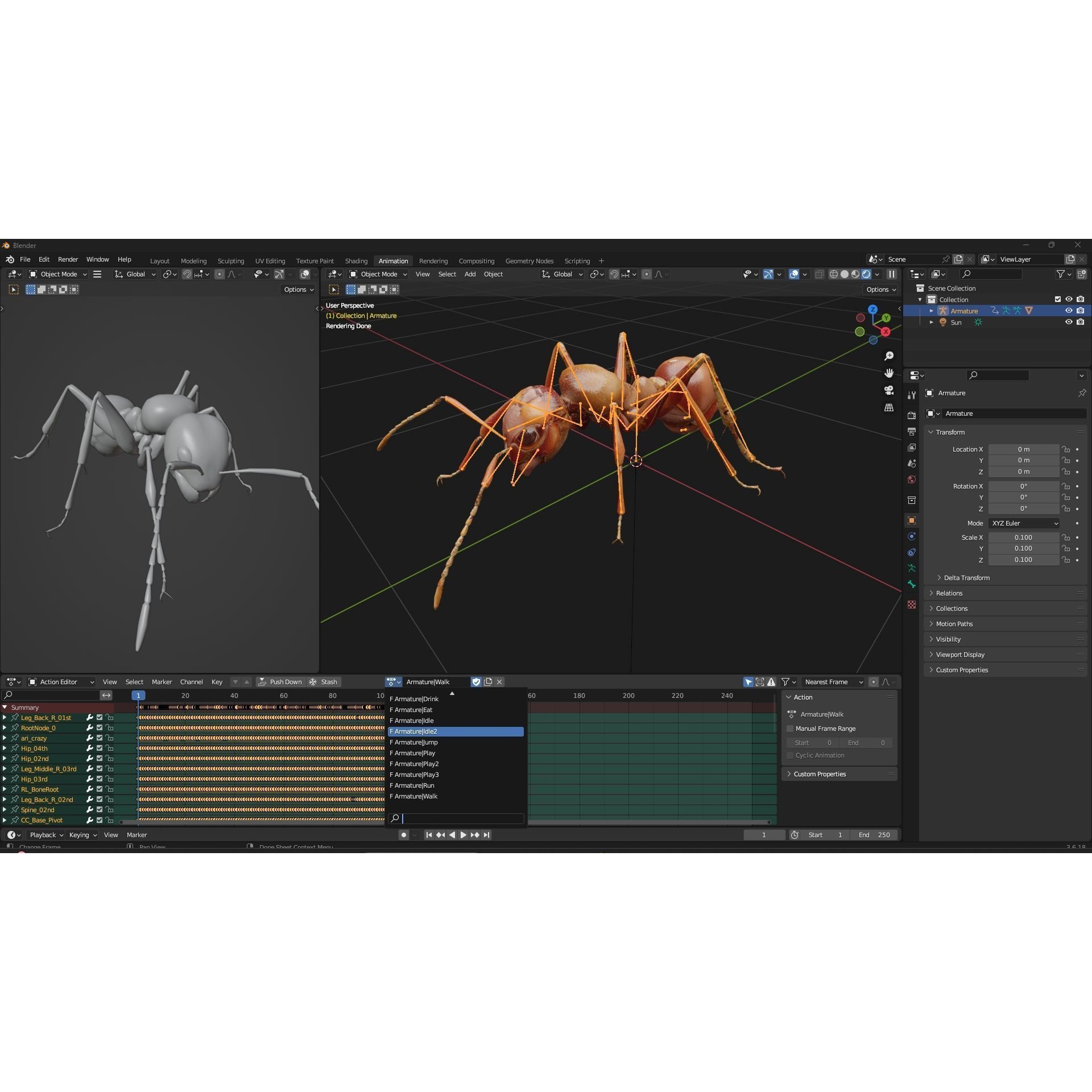 Ant-V2 - Rigged Animated Game-Ready 3D Model - View 16