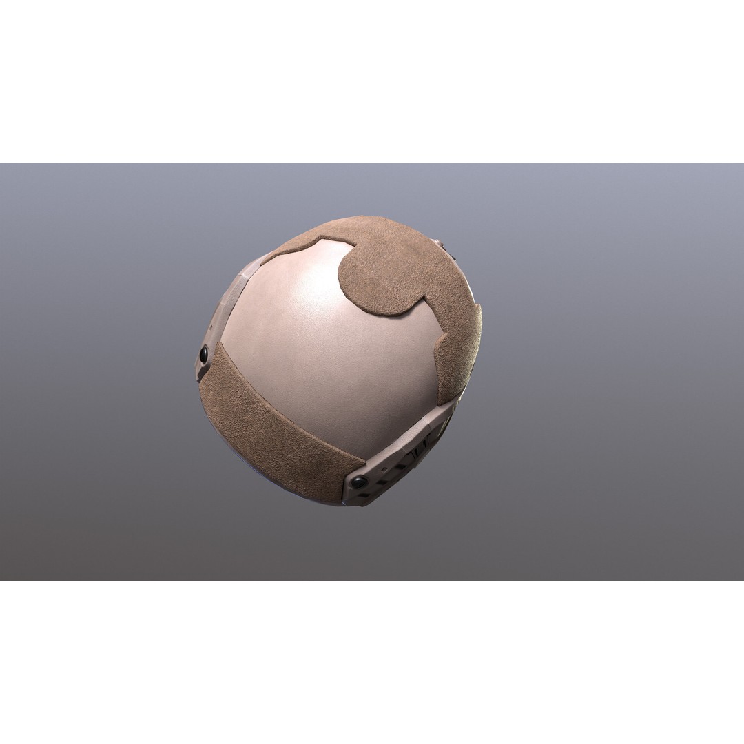 Tactical Helmet 3D Model – Low Poly Game-Ready PBR Asset, FBX & OBJ - View 40