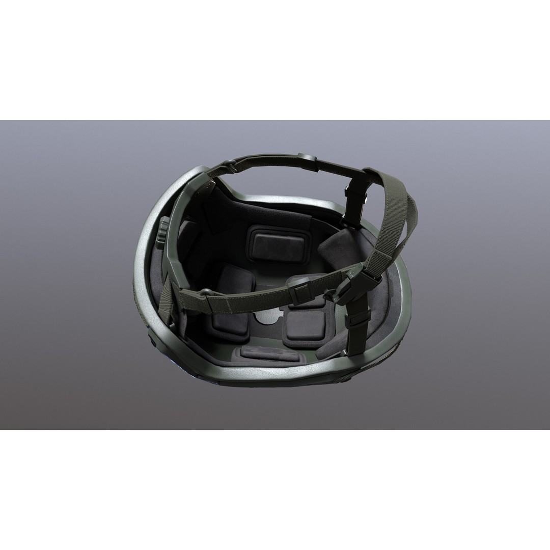 Tactical Helmet 3D Model – Low Poly Game-Ready PBR Asset, FBX & OBJ - View 41
