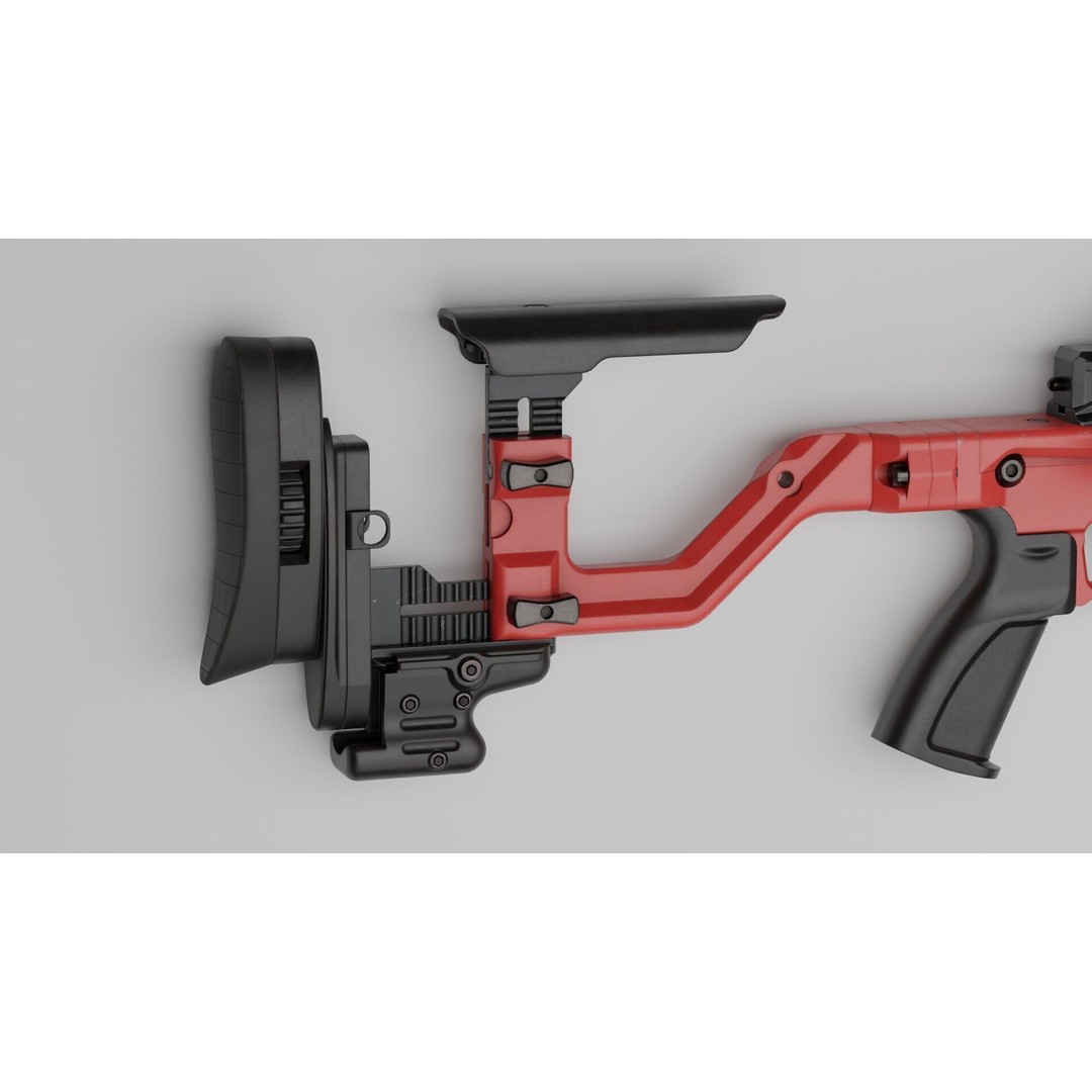 Accuracy International AT-XC 3D Model – Low Poly Game Asset, FBX - View 13