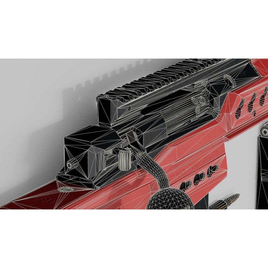 Accuracy International AT-XC 3D Model – Low Poly Game Asset, FBX - View 33