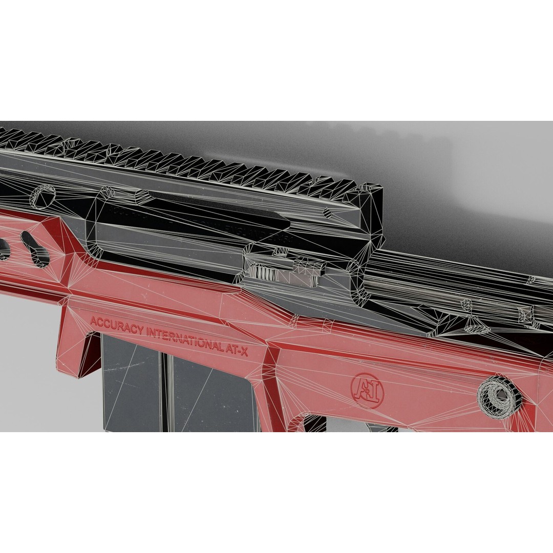 Accuracy International AT-XC 3D Model – Low Poly Game Asset, FBX - View 43