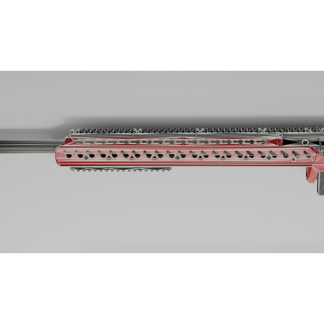 Accuracy International AT-XC 3D Model – Low Poly Game Asset, FBX - View 47