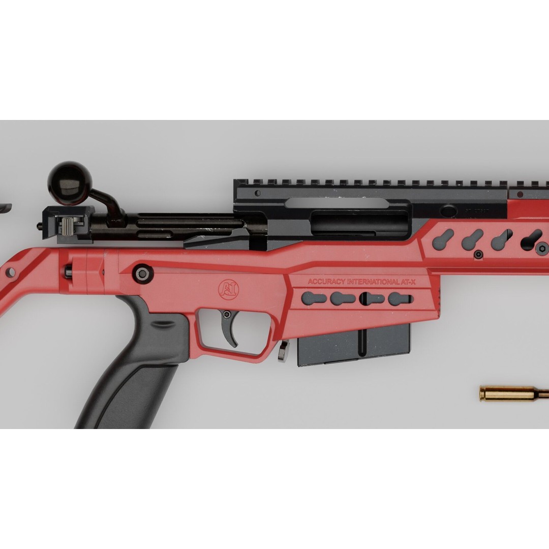 Accuracy International AT-XC 3D Model – Low Poly Game Asset, FBX - View 5