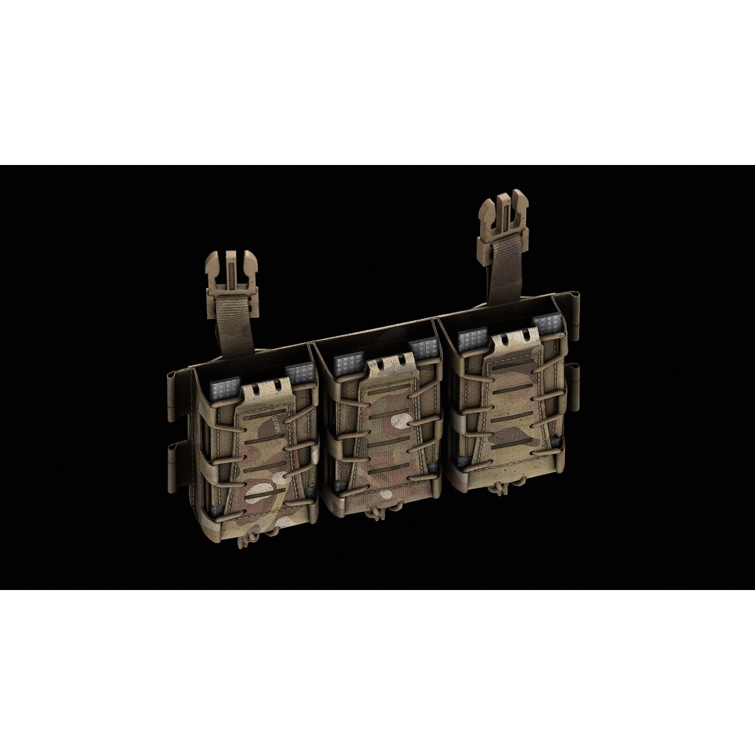 SLEDS-K Universal Placard 3D Model – Low Poly Game-Ready Asset, FBX, OBJ - View 8