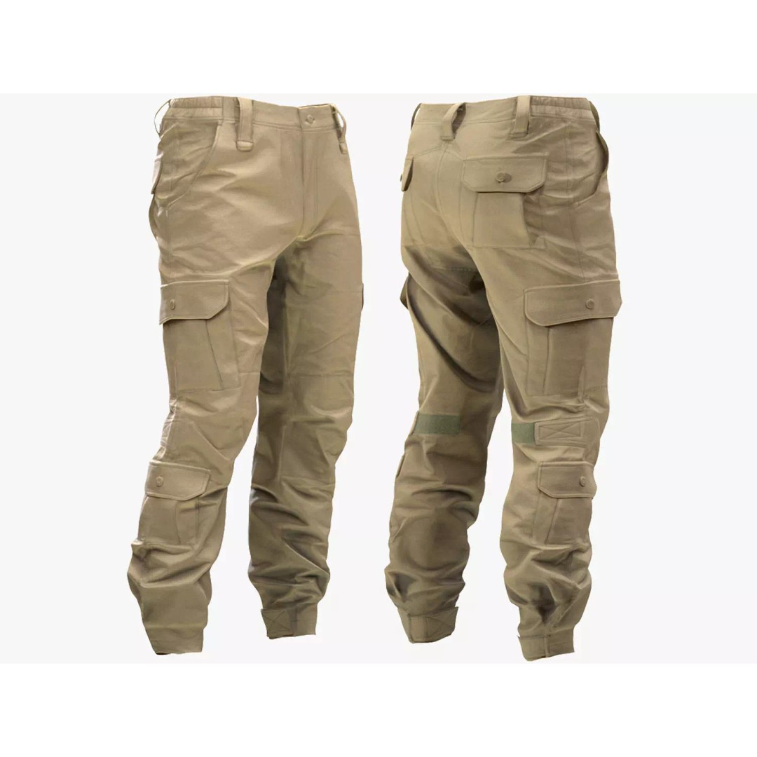 Pants 198 3D Model – Rigged Low-Poly Clothing for Metahumans, FBX & Blender - View 2
