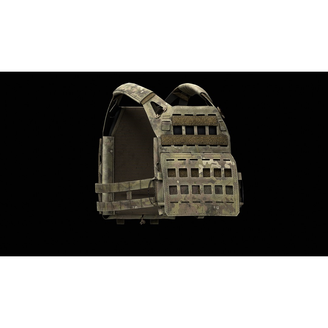 Crye Precision AirLite SPC V1 V2 V3 3D Model – Low Poly Game Asset, FBX, PBR - View 14