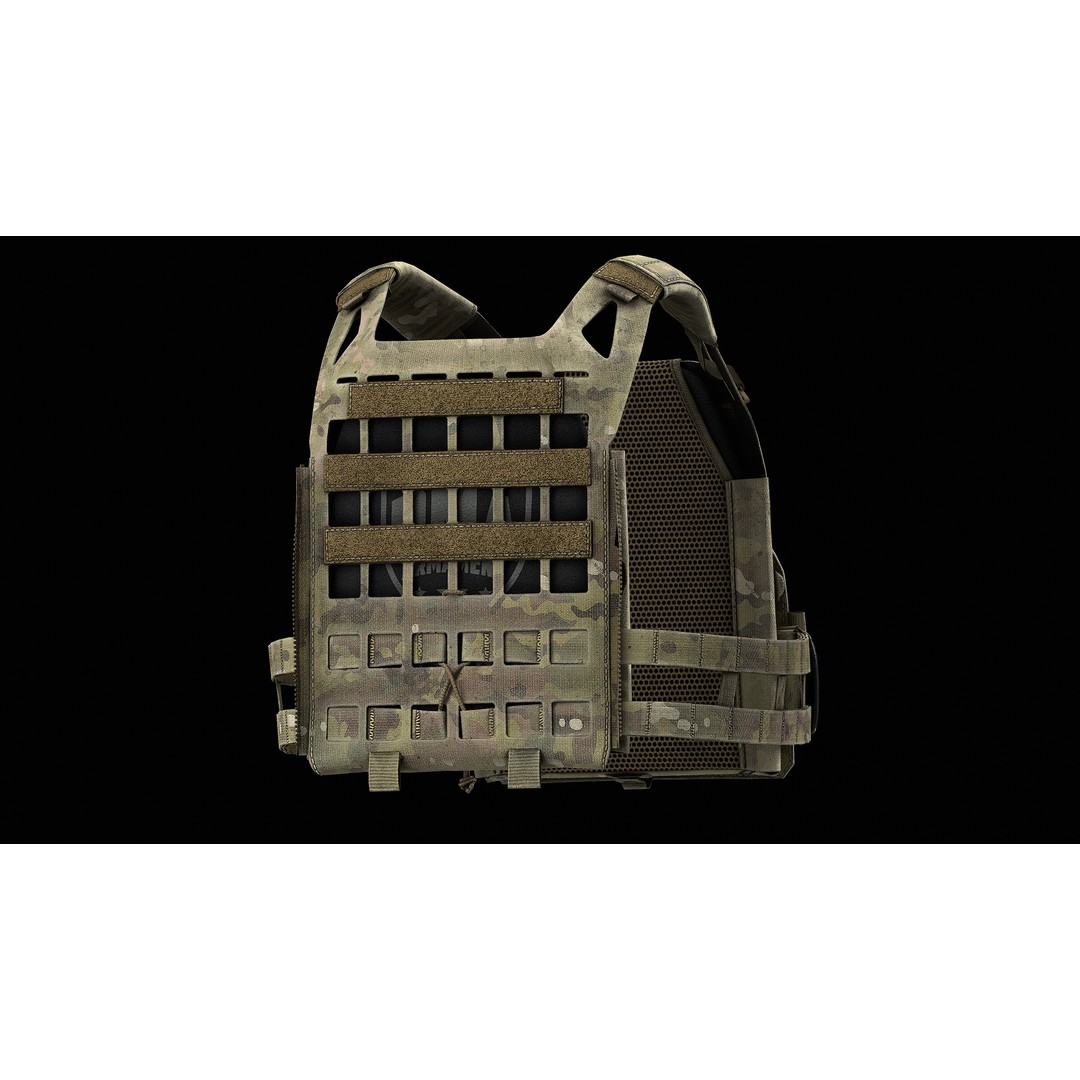 Crye Precision AirLite SPC V1 V2 V3 3D Model – Low Poly Game Asset, FBX, PBR - View 15