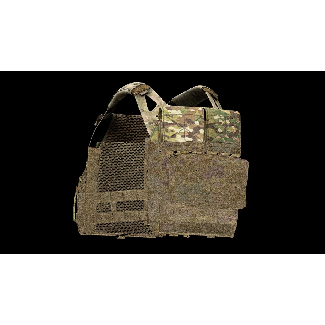 Crye Precision AirLite SPC V1 V2 V3 3D Model – Low Poly Game Asset, FBX, PBR - View 19