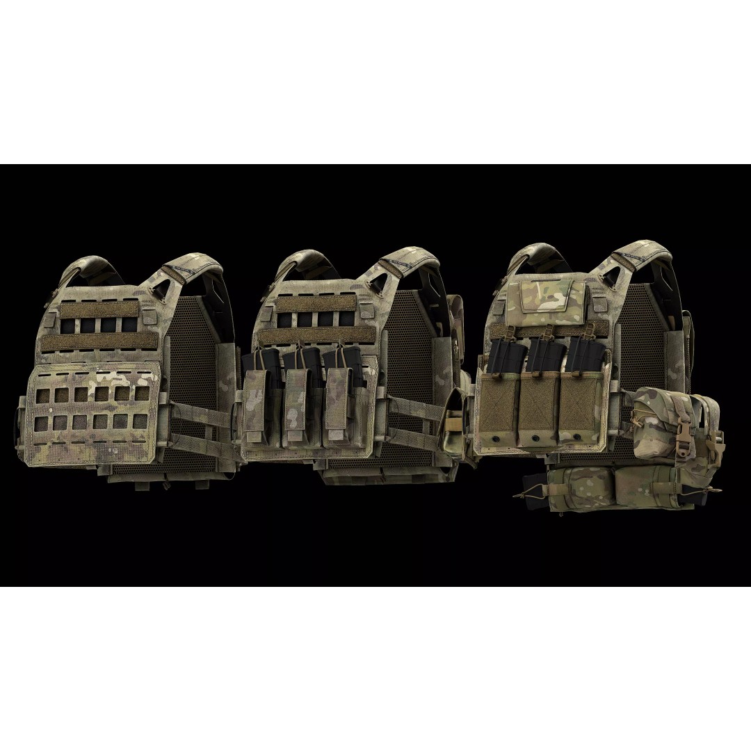 Crye Precision AirLite SPC V1 V2 V3 3D Model – Low Poly Game Asset, FBX, PBR - View 2