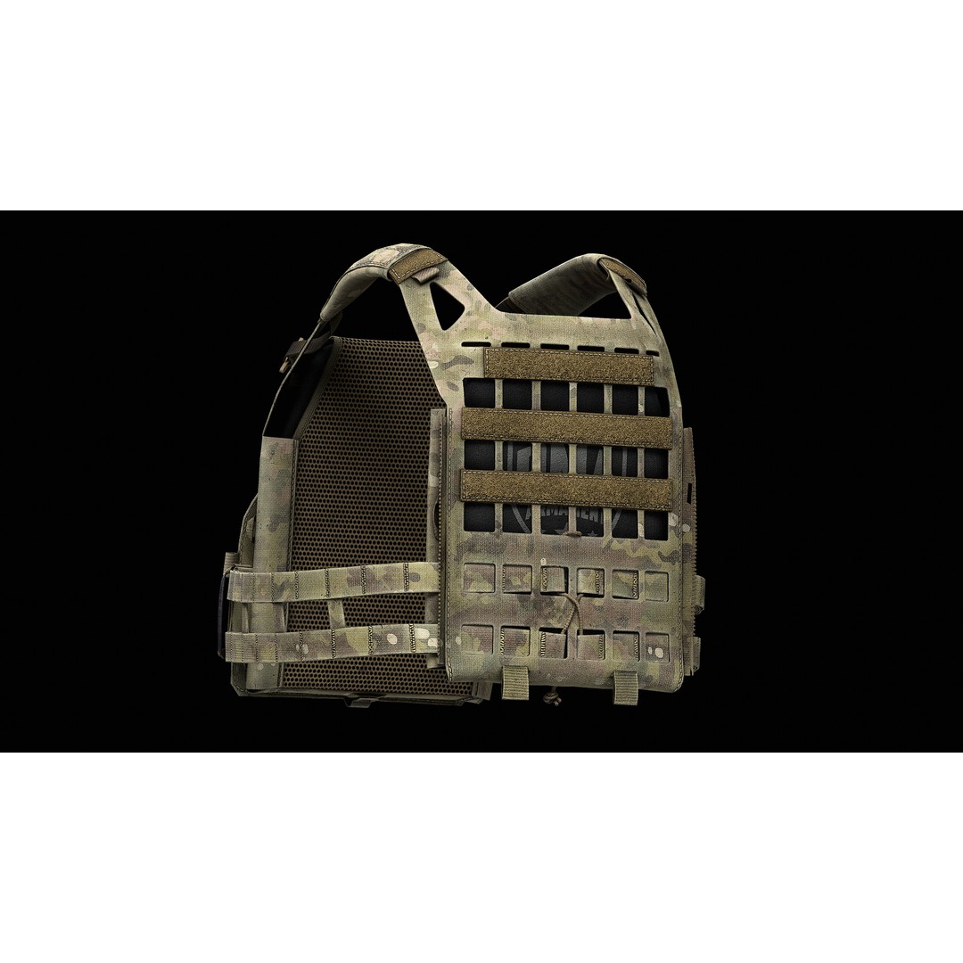 Crye Precision AirLite SPC V1 V2 V3 3D Model – Low Poly Game Asset, FBX, PBR - View 20