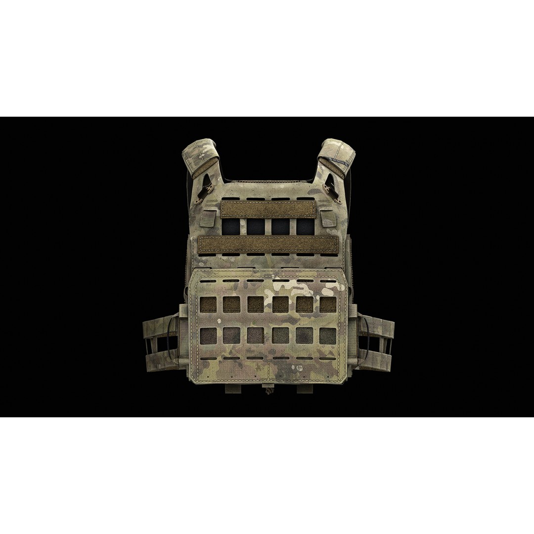 Crye Precision AirLite SPC V1 V2 V3 3D Model – Low Poly Game Asset, FBX, PBR - View 21