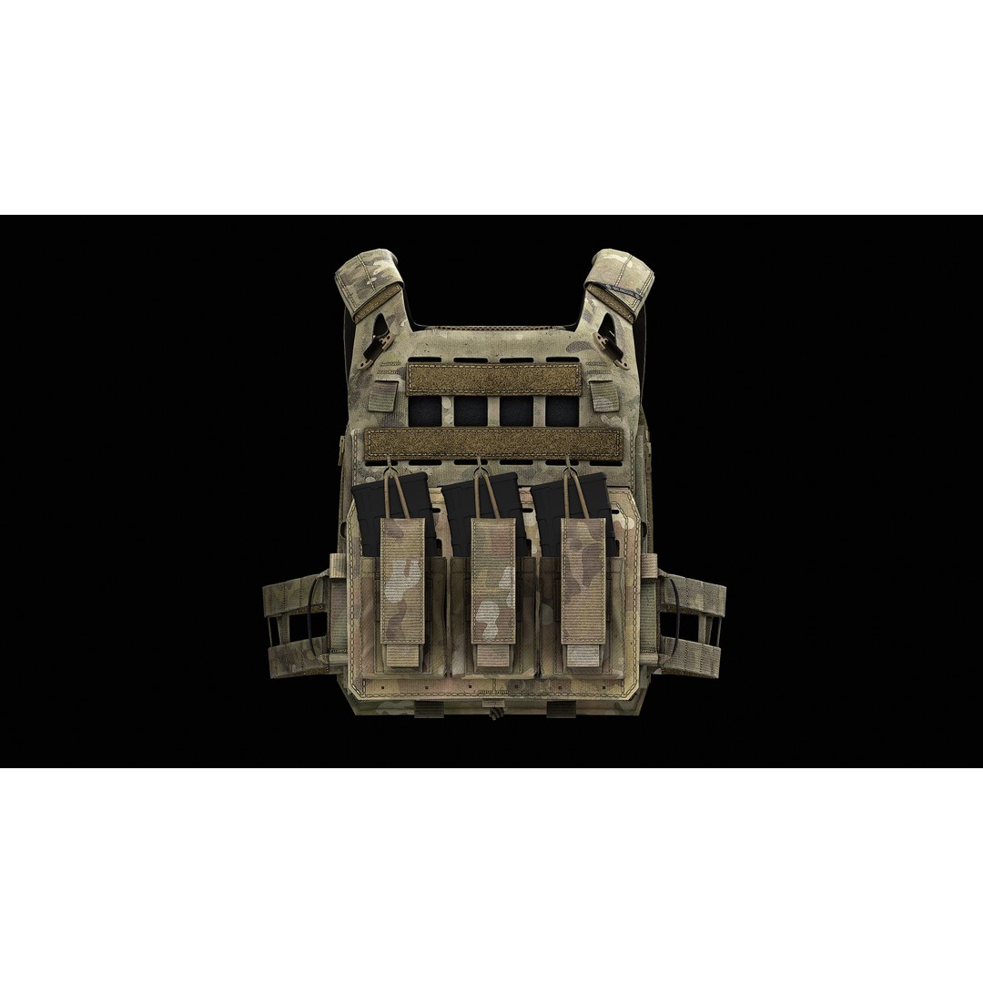 Crye Precision AirLite SPC V1 V2 V3 3D Model – Low Poly Game Asset, FBX, PBR - View 22